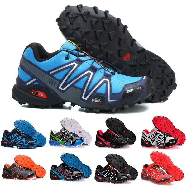 

new 2019 speed cross 4 iv cs trail running shoes for men women black red blue outdoor hiking athletic sports sneakers size 36-46