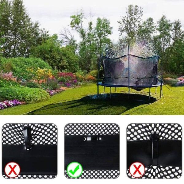 

pool & accessories waterpark trampoline water sprinkler plastic nozzle green pp watering equipment irrigation system sprinklers sprayer