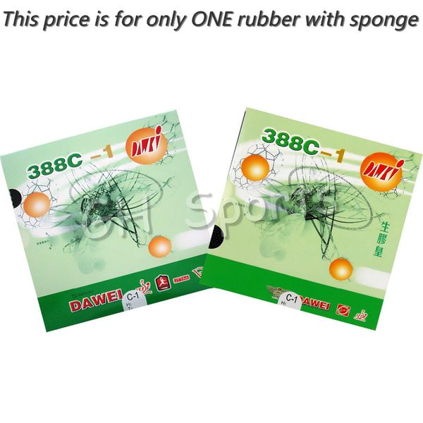 

dawei 388c-1 king of medium pips-out table tennis pingpong rubber with sponge