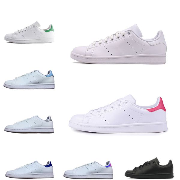 

new smith flat shoes for men women casual shoes pink green white black fashion stan classic flats size 36-45