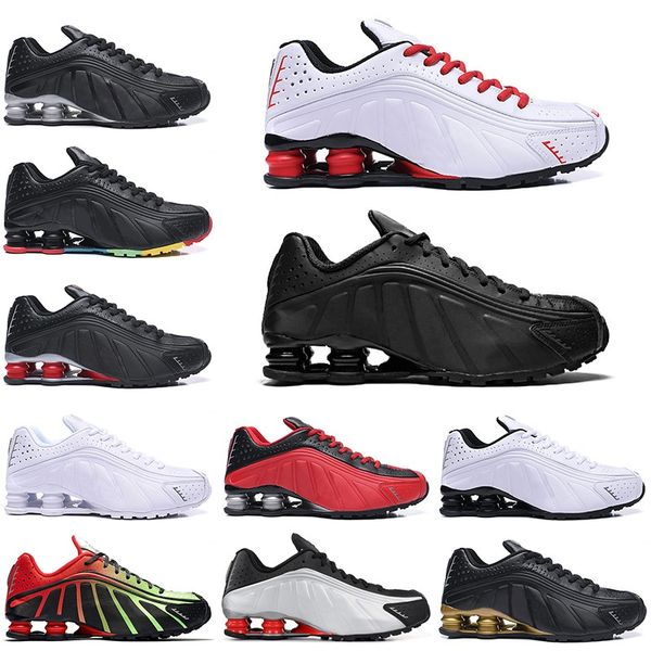 

og r4 running shoes mens sports sneakers triple black white challenge red navy orange silver gold men trainer size 40-46