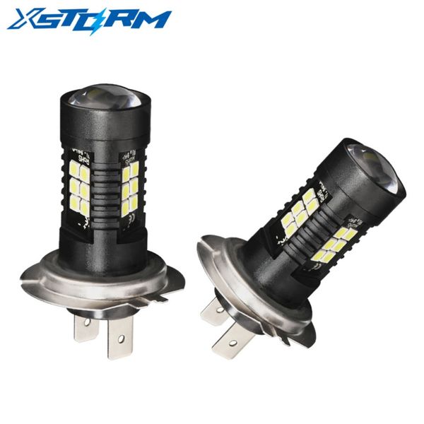

2pcs h7 led lamp super bright car fog lights 12v 24v 6000k white car driving drl daytime running light auto led h7 bulb