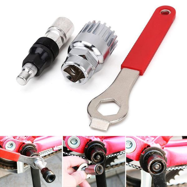 

bicycle metal crank wheel puller extractor with bottom bracket remove tool set kh889