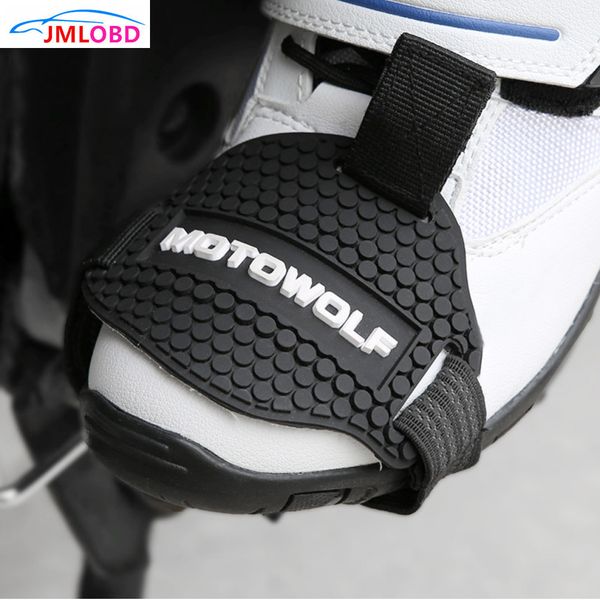 

motowolf wear-resisting rubber motorcycle gear shift pad riding shoes scuff mark protector motorbike boots cover shifter guards