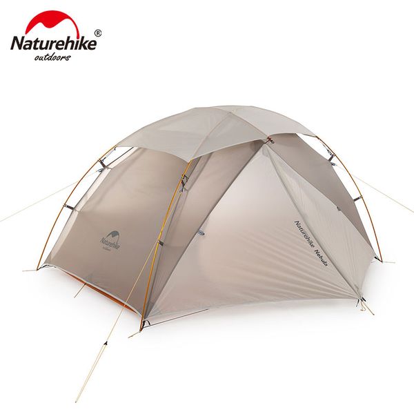 

naturehike outdoor camping ultralight tent nebula 20d nylon double layers x structure snow-proof 1-2 person tents nh19zp011