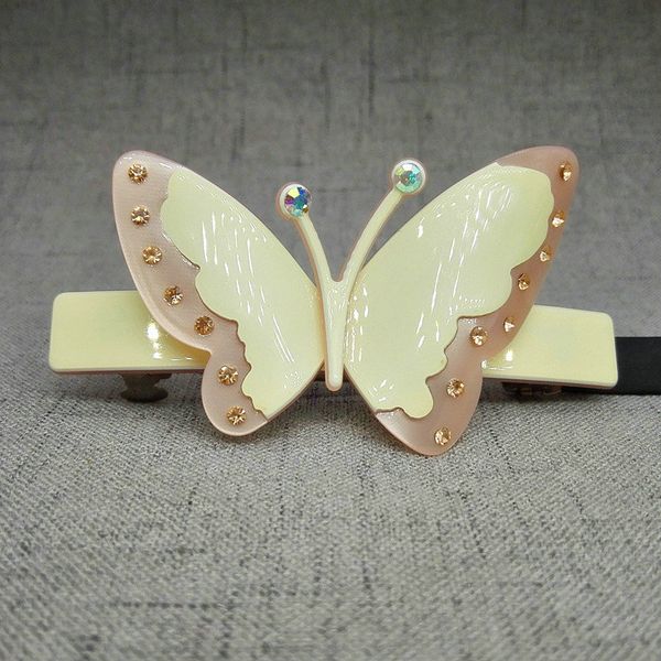

women hair accessories 3d fashion flower hair clip elegant butterfly acrylic barrette 9cm long perfect gift for women