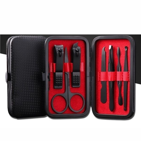 

nail art kits amsic 7pcs clippers pedicure set portable stainless steel clipper cutter trimmer scissor tweezers knife