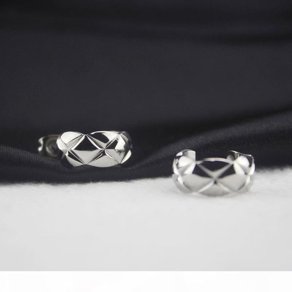 

rhombic coco earring women valentine's day charms small stud earrings, Golden