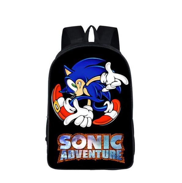 

anime sonic school backpack boys girls daypack cartoon children school bags students kindergarten backpack kids gift book bag