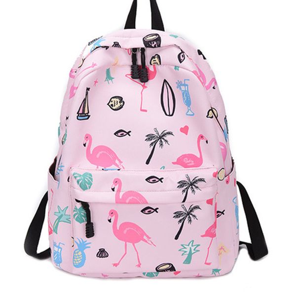 

kawaii school backpack female unicorn harajuku backpack for girls schoolbag for women cartoon flamingo bagpack female mochila