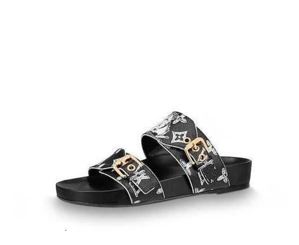 

2019 2019 1a54jv dia flat mule women slippers slippers drivers sandals slides sneakers princetown leather slipper real leather shoes, Red;white