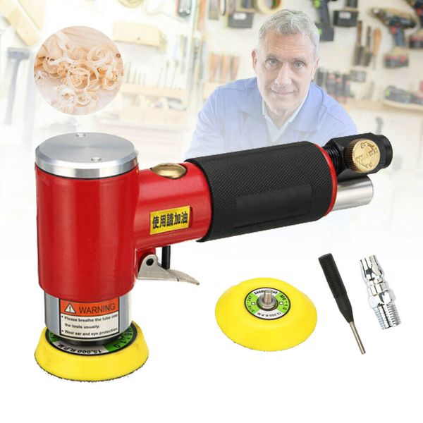 

2inch 3inch mini air sander kit pad eccentric orbital dual action pneumatic polisher polishing buffing tools for auto body