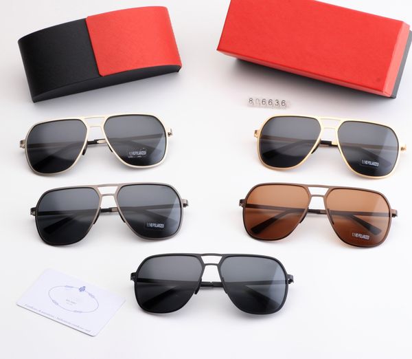 

high-end fashion outdoor cycling star glasses multi-style mens and womens sunglasses mario p polarizer aviator sunglasses, White;black