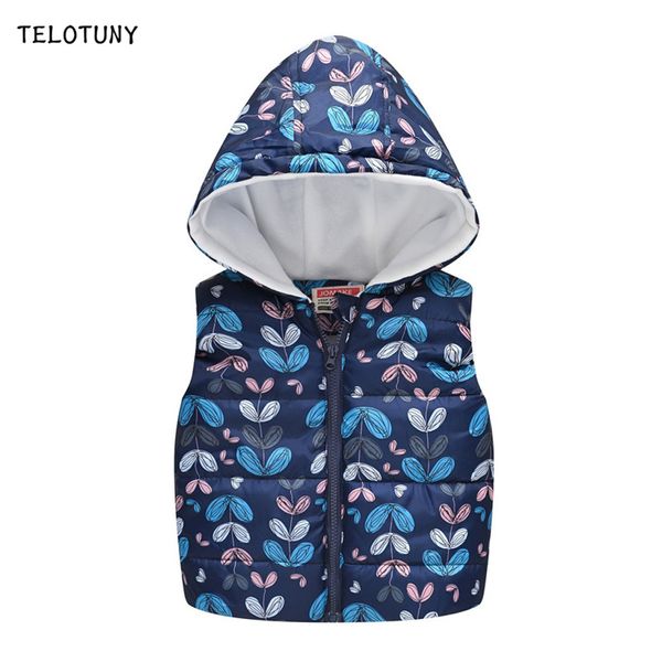 

telotuny autumn winter girls casual vest jacket children outerwear coat for baby infant baby vest sleeveless kid warm jacket 902, Blue;gray