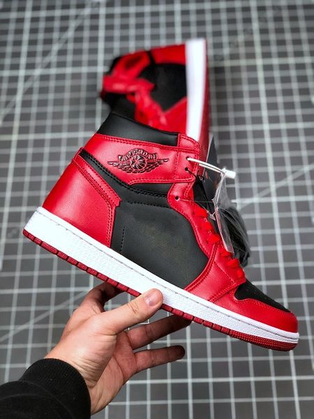 

2020 authentic 1 hi 85 varsity red 1s bred black red men woman basketball shoes sports sneakers with box bq4422-600