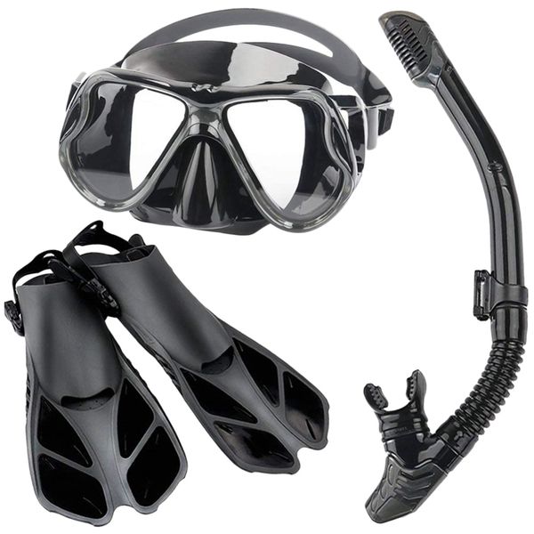 

snorkel mask diving mask underwater scuba mask,swim fins,breathing dry snorkel ,professional snorkeling set you