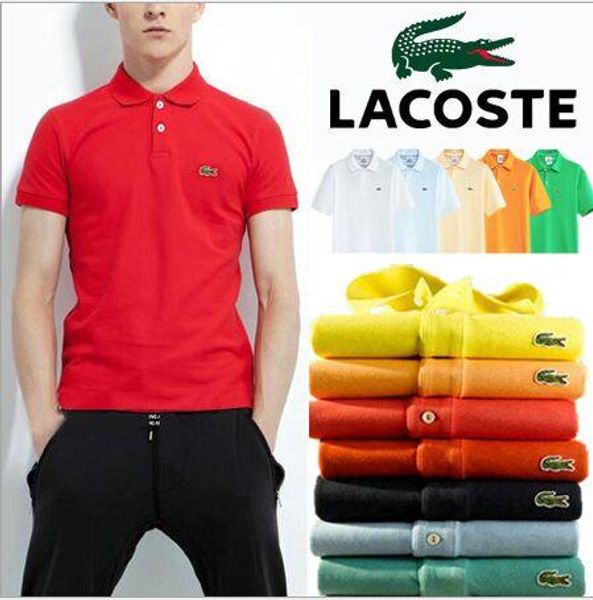 

2019 new men mandarin collar hort leeve cotton ca ual polo hirt men fa hion ummer breathable polo men de igner polo hirt, White;black