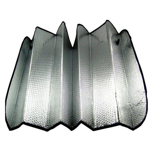

front windshield car window foldable sun visor shade shield sunshade cover block accessories silver color foam
