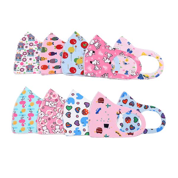 

10pieces kid respirator anti-haze mask breathable washable pu sponge dustproof