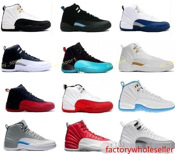 

12 ovo 12s white gym red wolf grey basketball shoes men women french taxi blue suede flu game cny gamma barons nylon bordeaux sneaker
