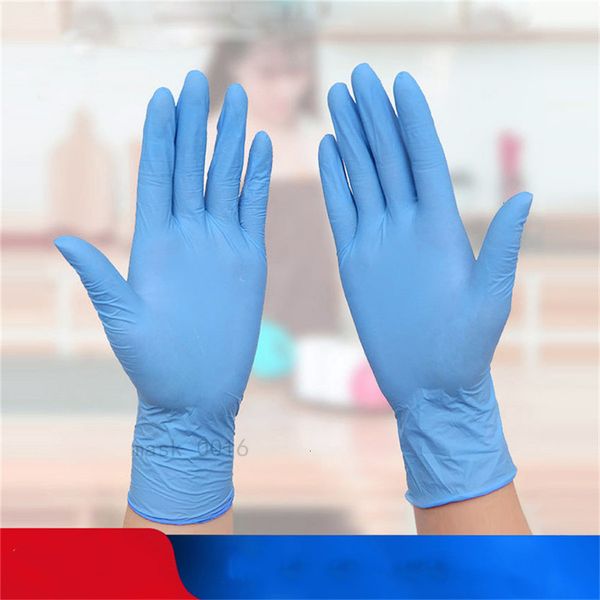 

nitrile disposable latex s 100pcs -proof rubber glove household garden cleaning gloves prevent the r5qd qa