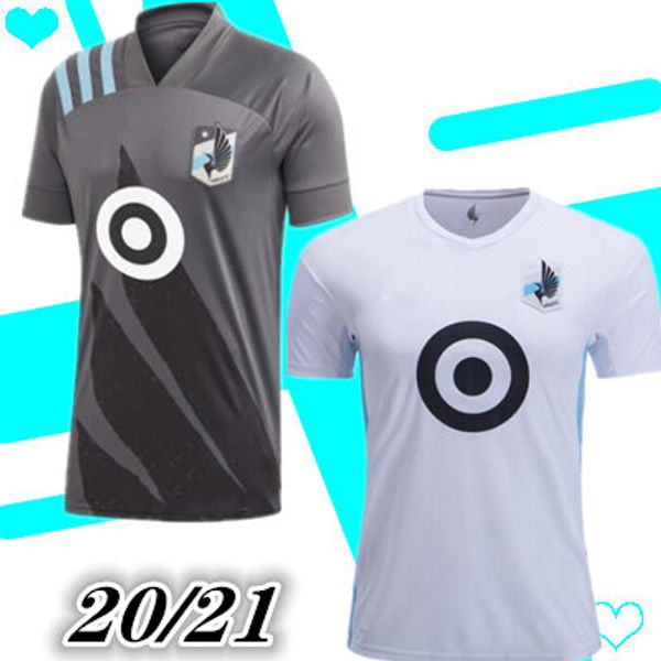 

2020 2021 minnesota united fc soccer jerseys home away 20 21 gregus 8 chacon 11 amarilla lod opara metanire mls football shirts thailand, Black
