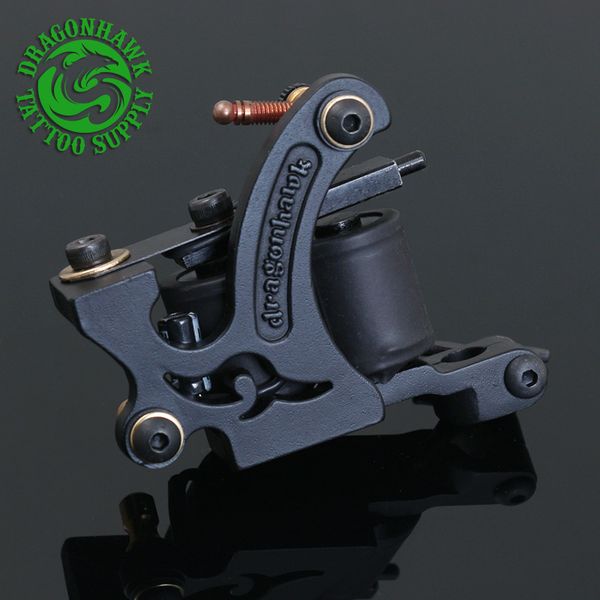 

tattoo guns kits professional machine 1 pcs iron shade & liner 8 wrap coils supply