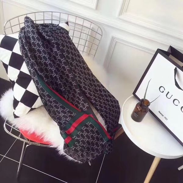 

2018 silk scarf summer womens scarf thin design scarf long scarves size 180x90cm rt330, Blue;gray