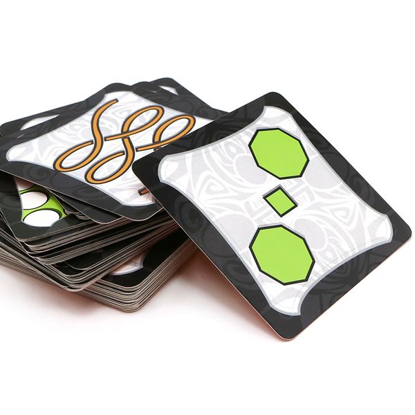 

2020 board game brown wood jungle token run fast pair speed forest for family party fun cards game english spanish rules