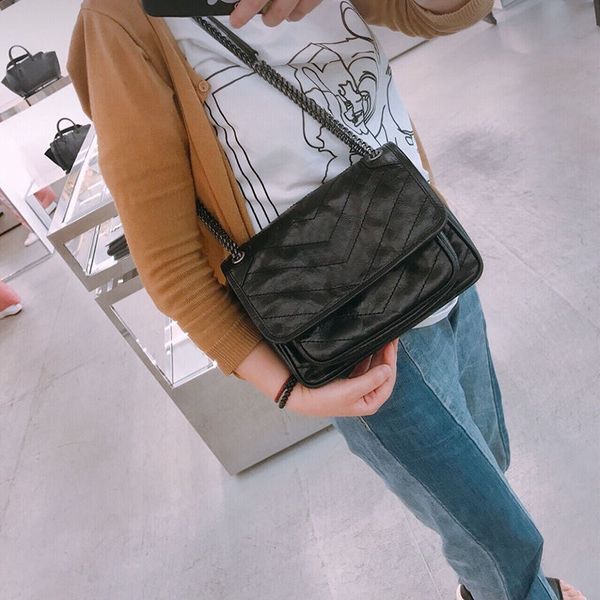 

2019 women messenger bag oily skin leather women's handbag shoulder bags crossbody bags