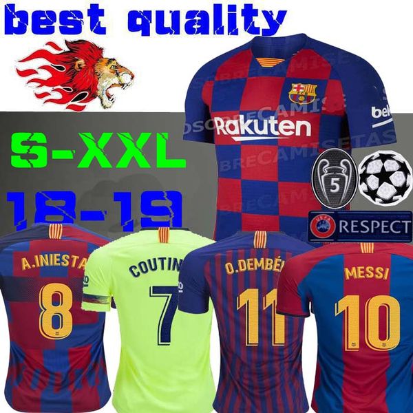 

19 20 me i occer jer ey barcelona 2018 2019 cami eta de futbol coutinho football hirt uarez 20th anniver ary ma hup maillot de foot