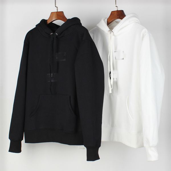 

box logo designer men hoodie luxury fashion embroidery hoodies outdoor sport printing cotton hooded sweater leisure wild breathable hoodie, Black