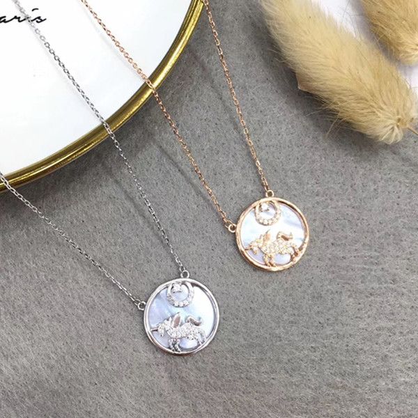 

fashion 925 sterling silver jewelry 3a cubic zirconia party necklace