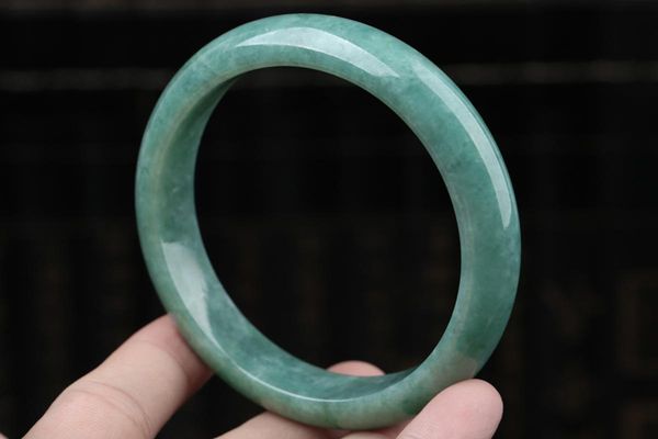 

send certificate natural myanmar jade a grade carved 5mm-62mm dark green bracelet delicate princess bracelet send mom to girlfri, Golden;silver