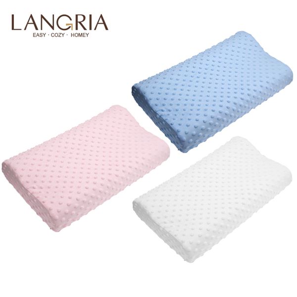 

langria slow rebound memory foam orthopedic neck pillow for cervical health health care neck pillow home bedroom