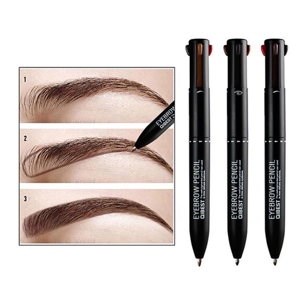 

4 in 1 eyebrow pen automatic lasting eyeliner lip liner waterproof eyebrow pencil for makeup beauty new