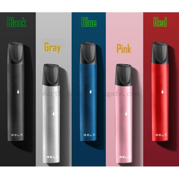 

Newnest RELX Disposable Vape Pen Kit 2ml ecigarette Vape Cartridges and 350mAh Battery Relx Standard Edition Version