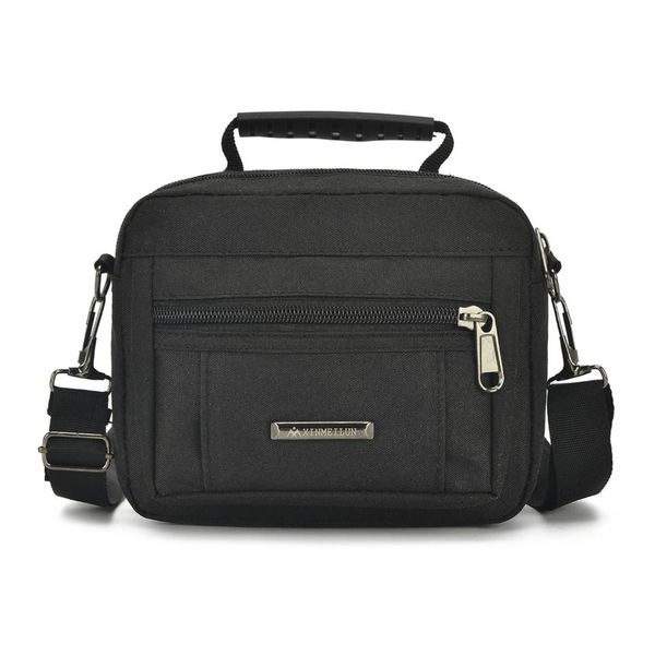 

new style nylon men's bag shoulder xie bao casual handbag running bag outdoor sports