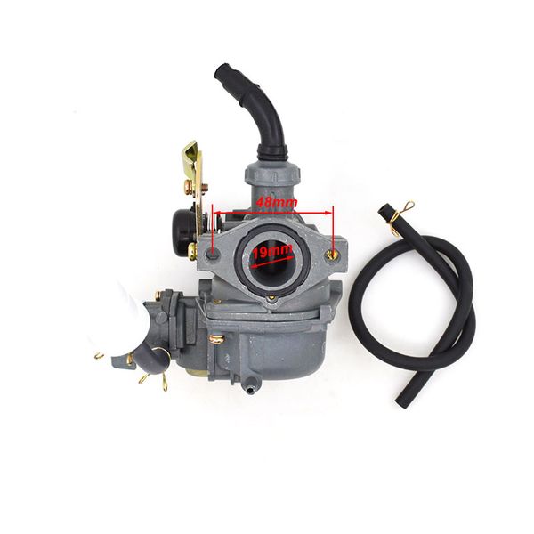 

motorcycle carburetor hand choke pz19 19mm for 50cc 70cc 90cc 100cc 110cc 125cc atv dirt bike go karts taotao with fuel switch241f