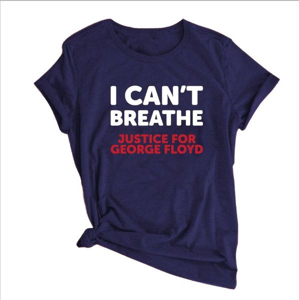 

men's t-shirts male female tees george floyd i cant breath short sleeve t-shirt men women hip hop t shirt mens, White;black