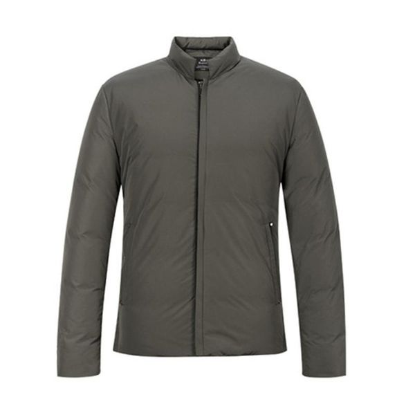 

brand thicken winter down jacket men light down coat white down jacket warm parka jacket fashion size m-3xl, Black