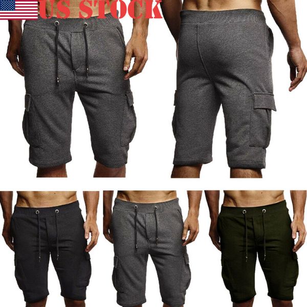 

men sport short pants men pants for sport training bodybuilding 2019 summer casual workout fitness gym mens trousers sale, White;black