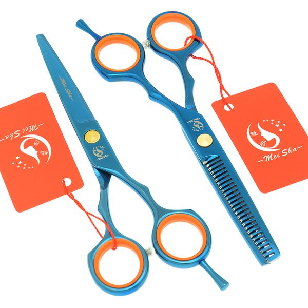 

meisha 5.5 inch professional hair cutting thinning styling tool japan 440c hairdressing scissors set hair salon shears a0027a