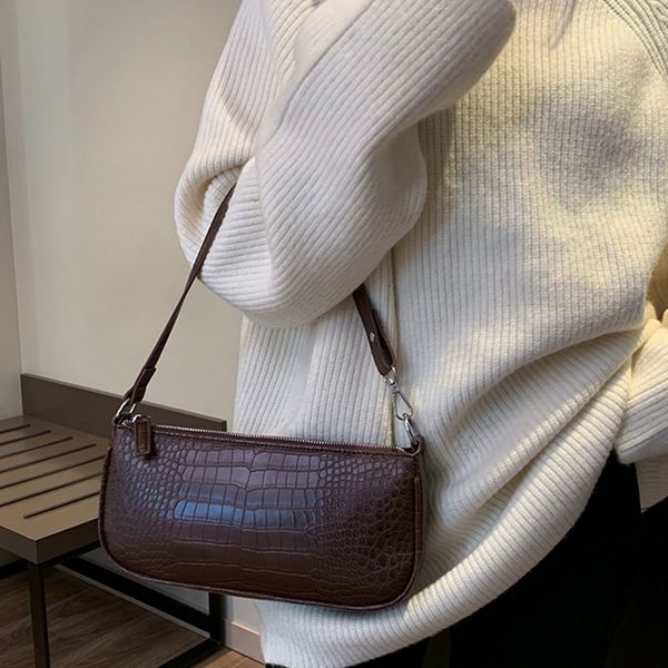

ocardian elegant designer women's retro leather female bag with zipper messenger bags ladies casual simple shoulder bags jul9