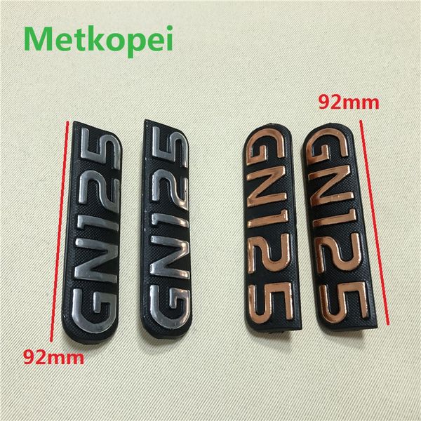

motorcycle gn125 side cover protection board mark mental plate texture sign label for 125cc gn 125 frame panel parts
