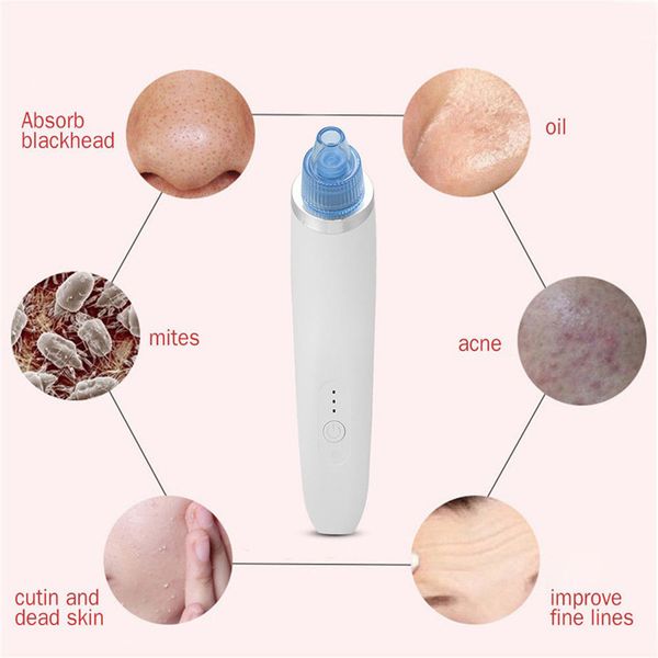 

usb charging pore cleaner blackhead vacuum acne cleaner pore remover electric skin facial cleanser care #0406 cc