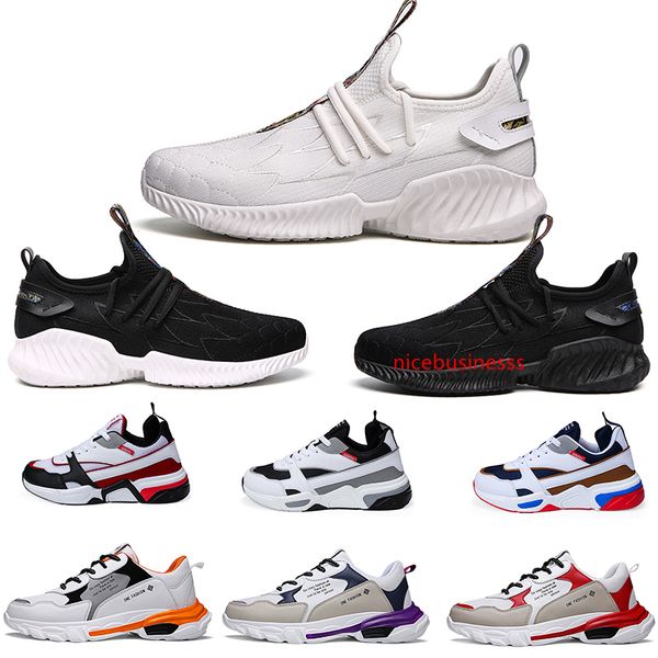 

non-brand new stability breathable running shoes for men black white grey red mens trainer fashion sports sneakers runner