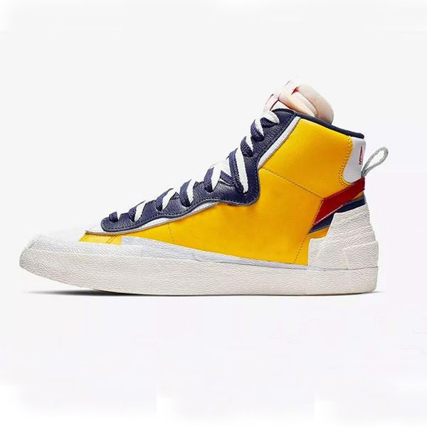 

2019 sacai ldv waffle undercover x blazer with the dunk red blue yellow running shoes mens designer sneakers scarpe, White;red