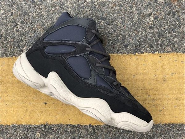 

2019 new authentic originals 500 high slate black kanye west running shoes men women fw4968 wave runner sports sneakers with box, White;red