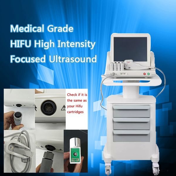

2019 new portable hifu machine high intensity focused ultrasound hifu face lift body skin lifting machine wrinkle removal beauty system